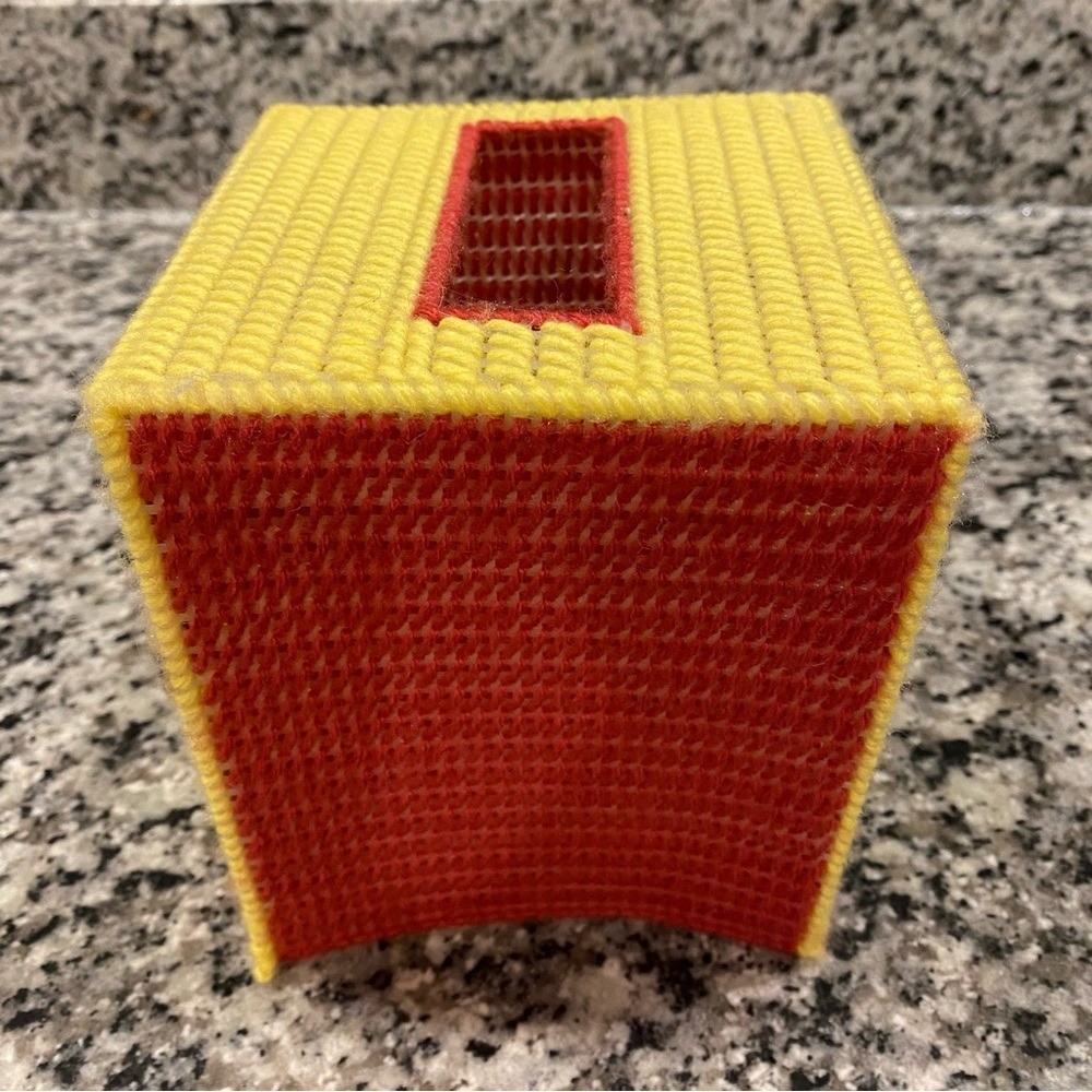 Needlepoint Tweety Bird Tissue Box Cover