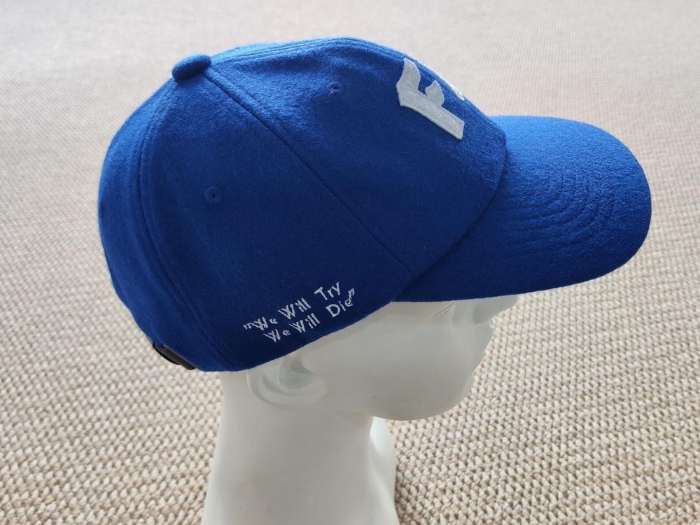 Fcking Awesome FA CLG Wool Embroidered 6-Panel Cap Unisex Strapback Hat Blue