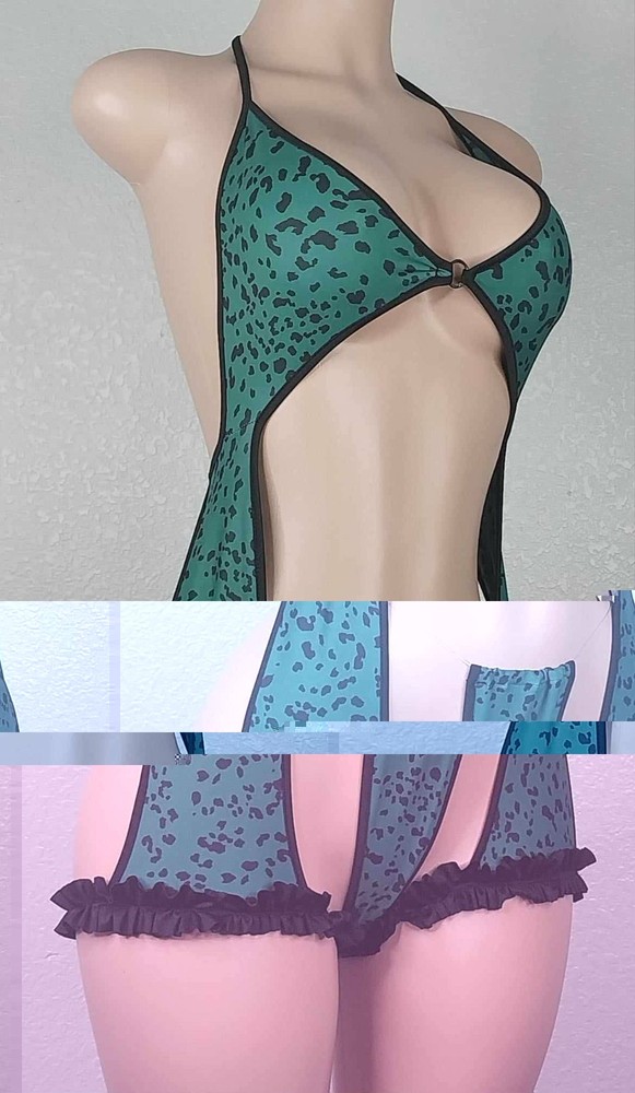 Exotic Dancewear Women's One Piece With Matching Gstring