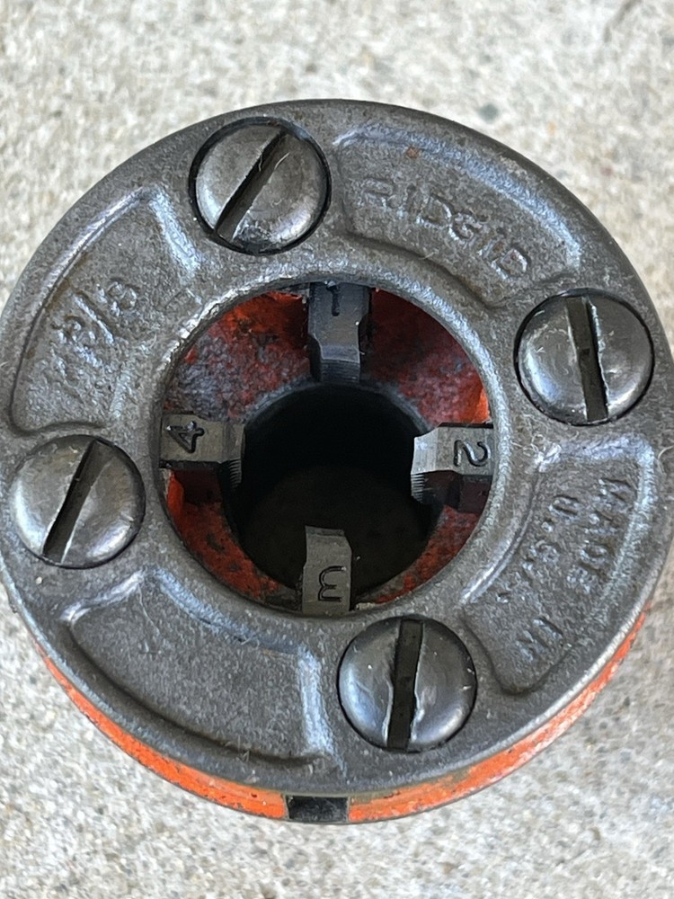Ridgid 3/8” Bolt Die Head Pipe Threader