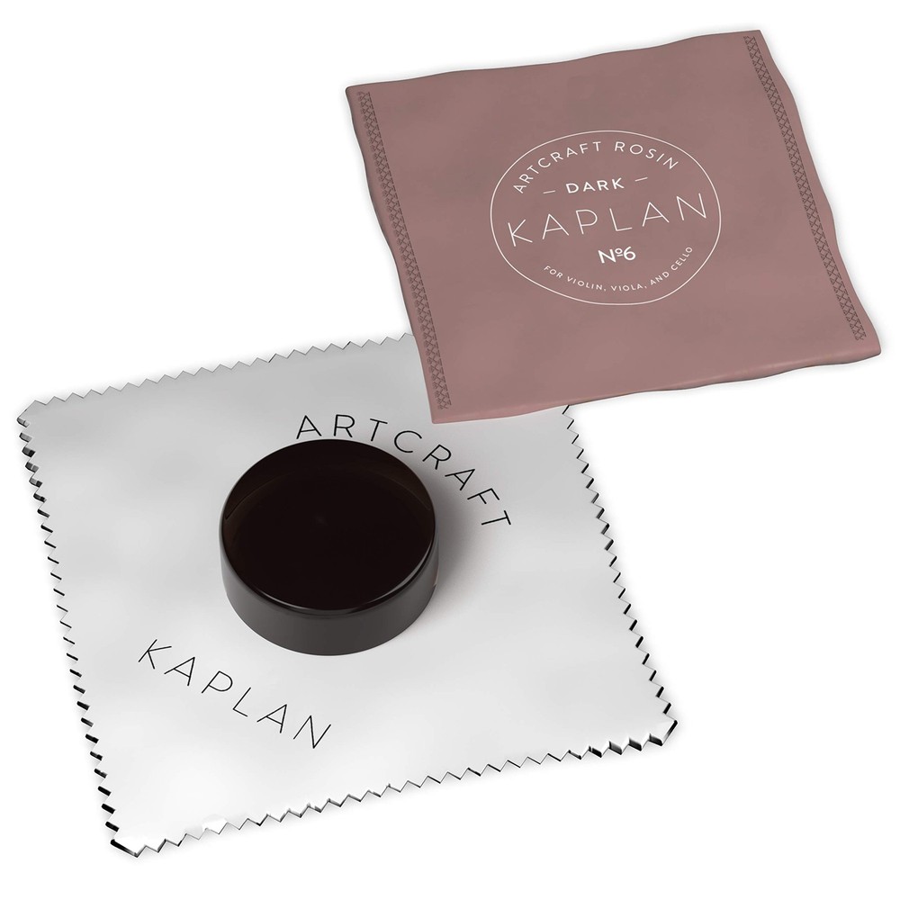 Kaplan Artcraft Dark Rosin for String Instruments Clean Low Dust Easy Use