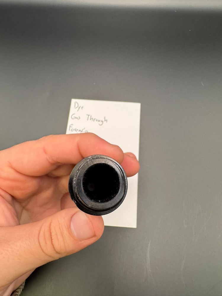 Dye Gas Through Foregirp-Grey