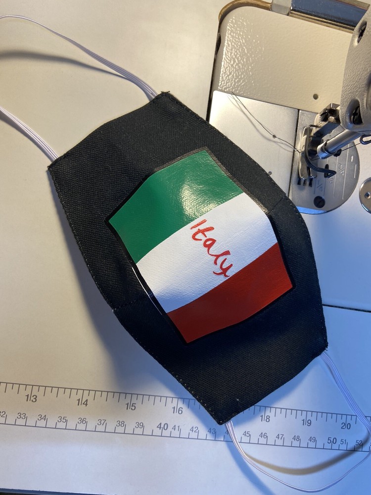 Italy Cotton  Face Mask with filter