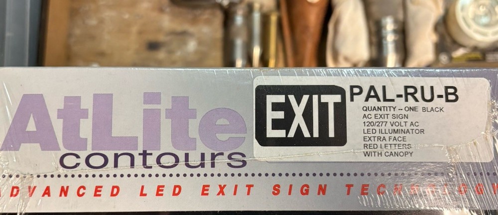 AtLite Contours PAL-RU Advanced LED Exit Sign Solid State