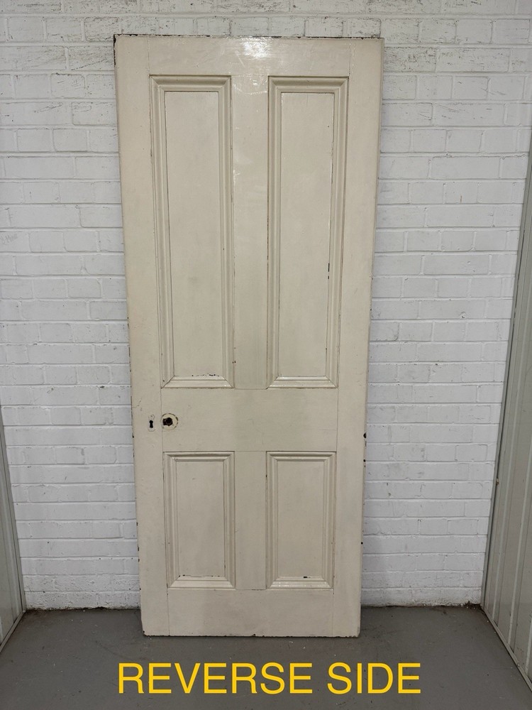 Reclaimed Victorian Pine Internal 4 panel Door 2005 x 800mm