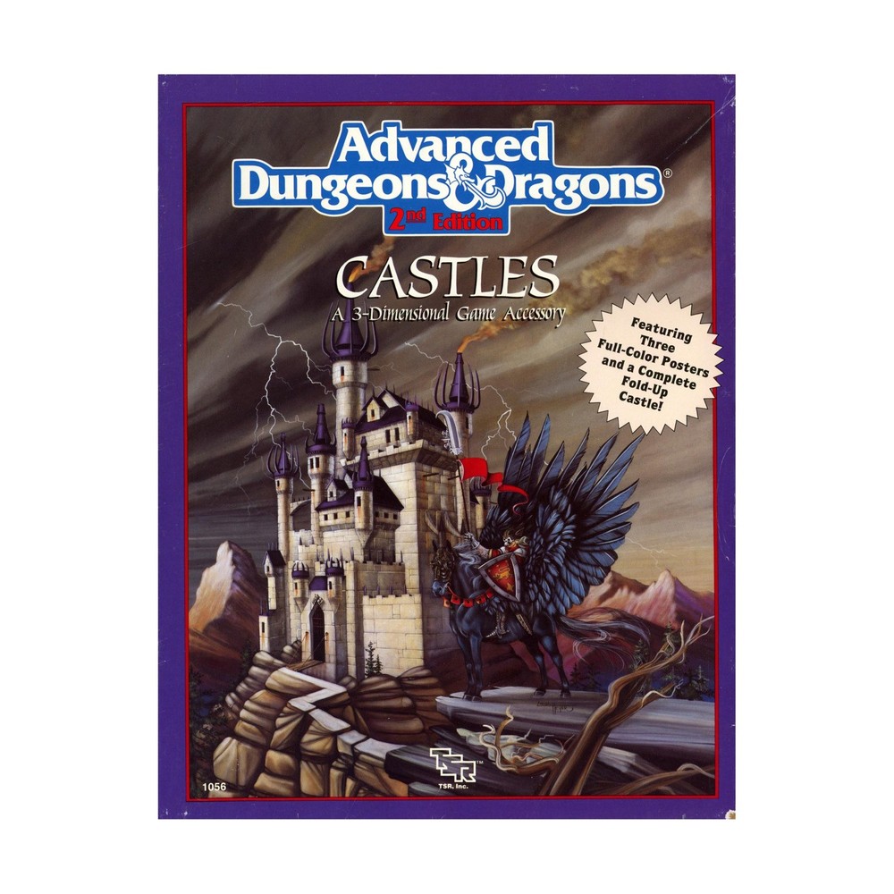 TSR AD&D 2nd Ed Castles Fair/VG+