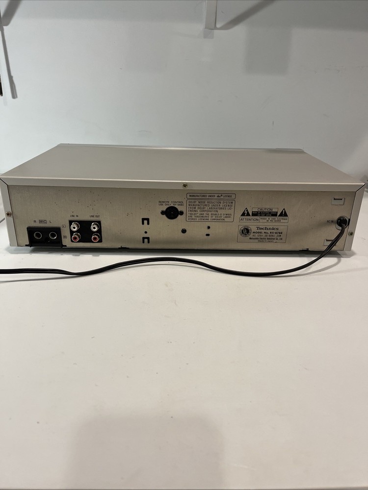 Technics RS-B78R Stereo Auto Reverse Cassette Deck RARE - Read Description