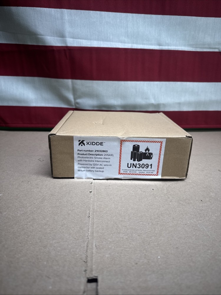Kidde 20SA10 Hardwired Smoke Detector, 10-Year Battery, Interconnectable