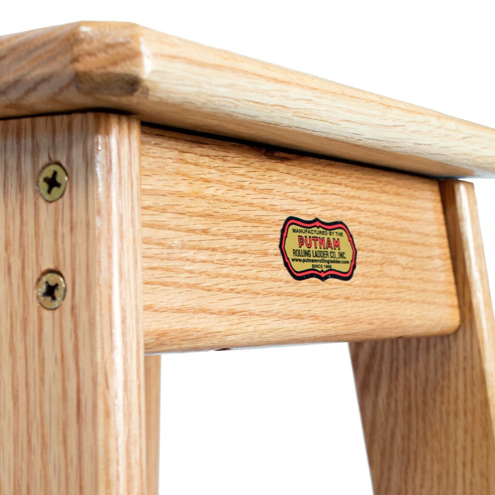 Putnam Ladder Red Oak Step Stool