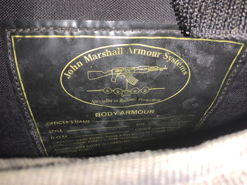 john marshall armour systems vest