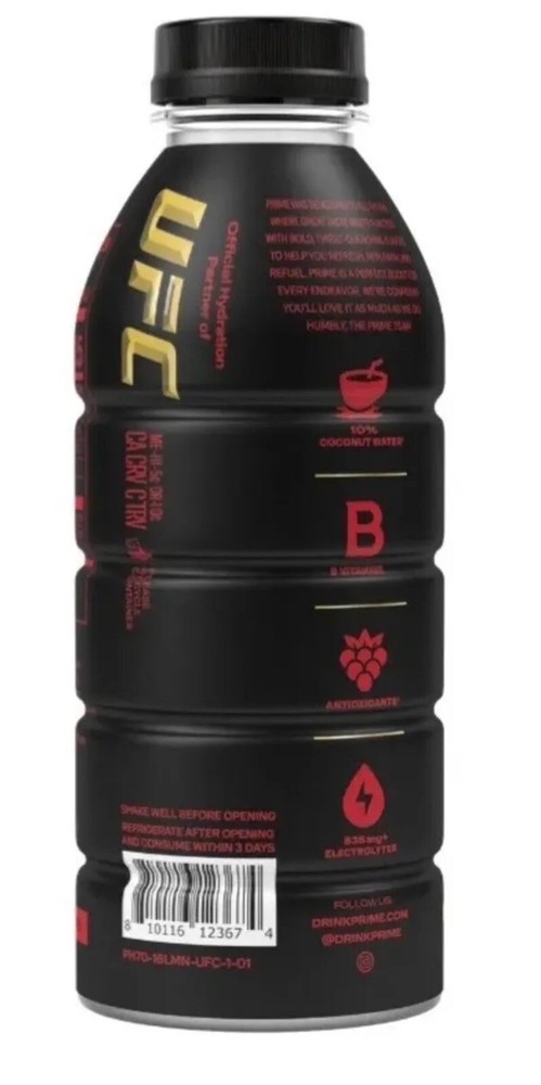 12 Pack Prime Hydration UFC 300 Limited Edition Drink
