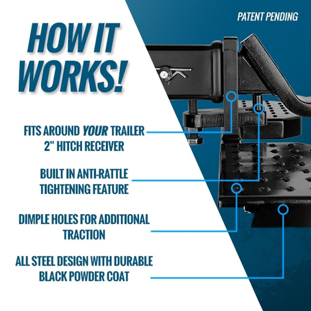TEMCo Industrial TA2520 Hitch Step