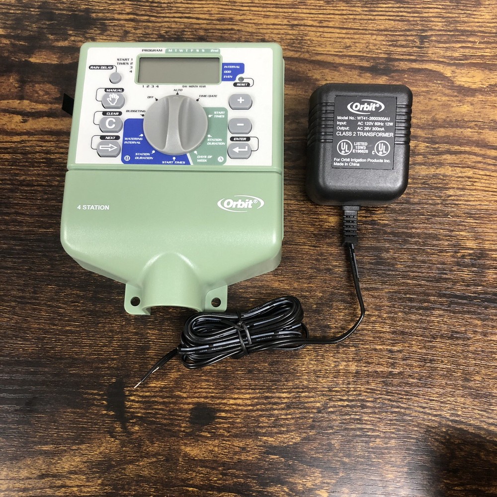 NEW Orbit WaterMaster 4 Station Dual Program Sprinkler Timer Model 57194