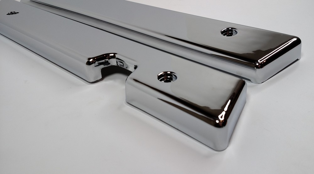 Pair Chrome Side Window Posts for Freightliner FLD & Classic