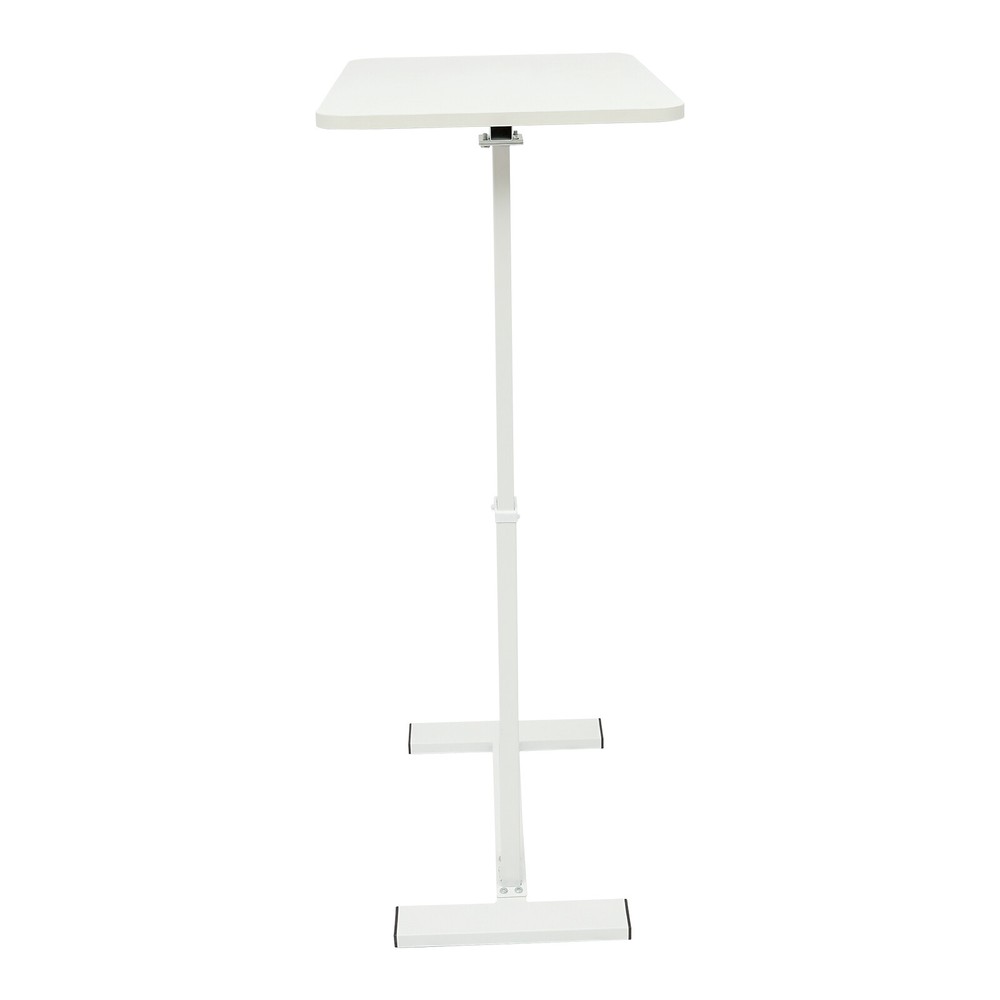 Bedside Table Adjustable Hospital & Home Use Bed Table Rolling Laptop Table