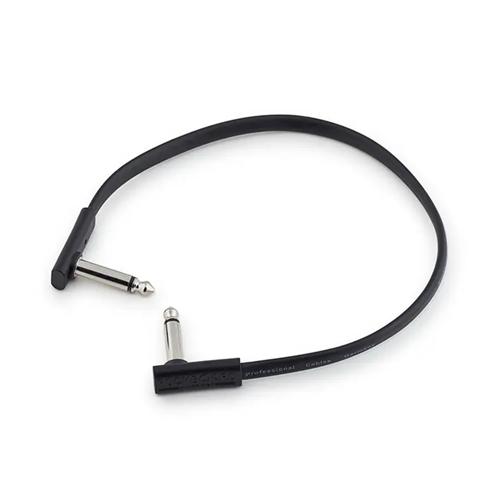 RockBoard Flat Patch Cable 30cm / 11.81" Black