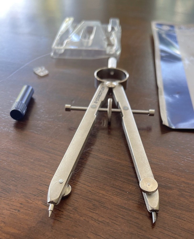 Staedtler Mars Comfort 551 Precision Compass Drawing Tool Complete