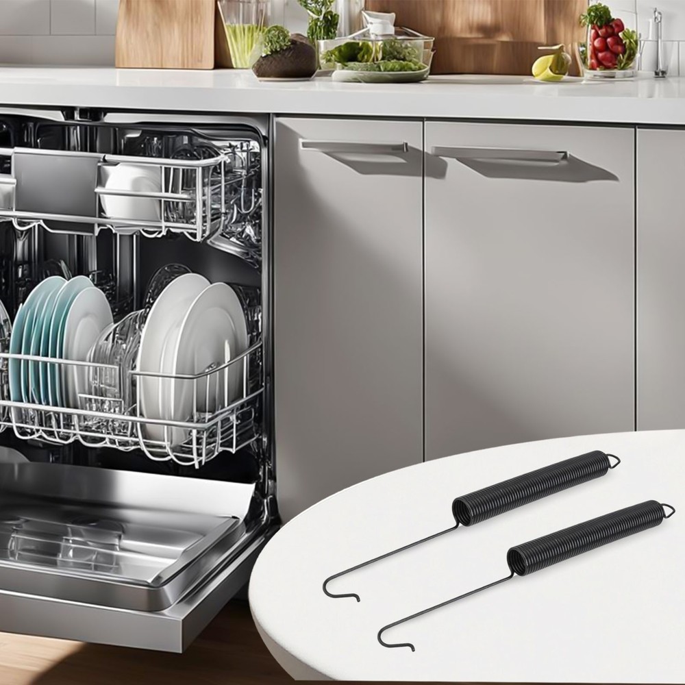 Improved Performance Dishwasher Door Spring Compatible with Multiple Models
