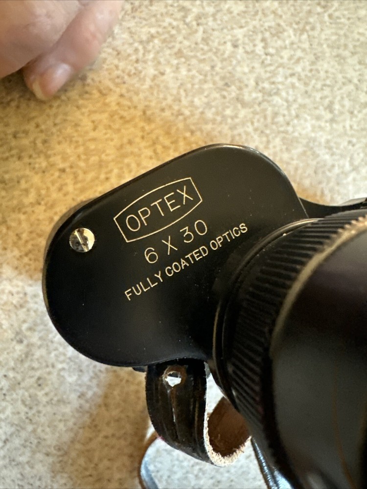 OPTIX 6x30 BINOCULARS AND CROWN CARRY CASE W/ STRAP