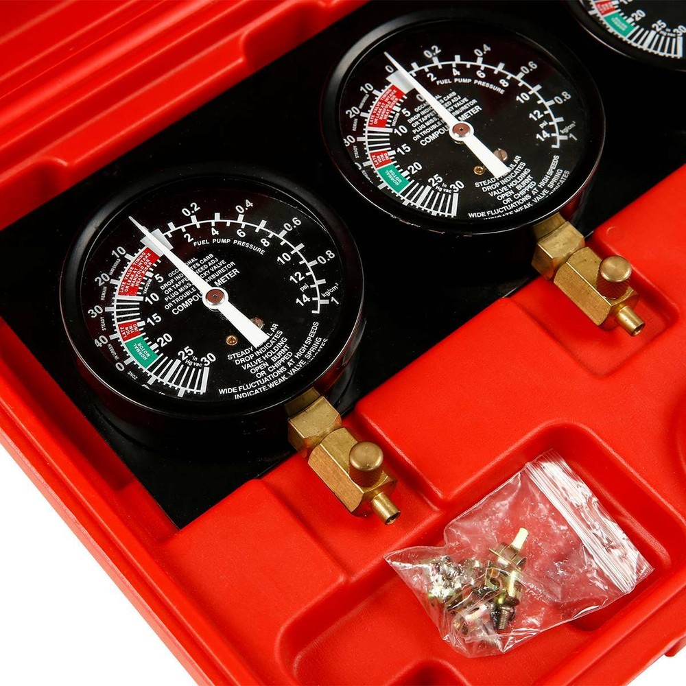 Universal Motorcycle Vacuum Carburetor Synchronizer Tool Kit