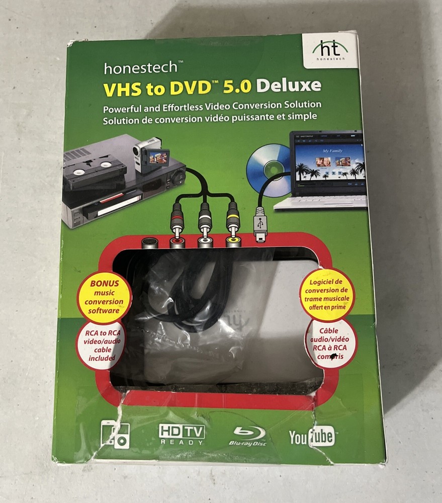 Honestech VHS to DVD 5.0 Deluxe Powerful & Effortless Video Conversion Solution