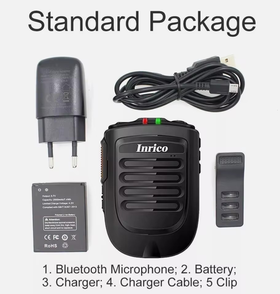 Inrico B02 Wireless Microhpone for Ios Android System Zello Moblie Phone W400