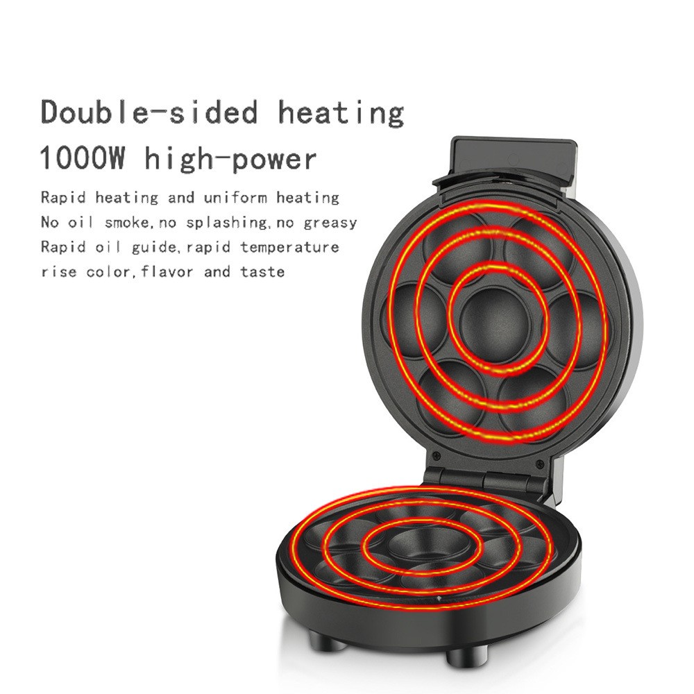 Household Donut Maker Cake Machine Baking Breakfast Bread & Waffle Maker Machine