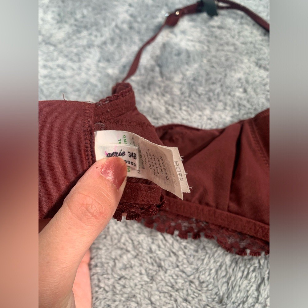 Aerie wireless bra 34B lace