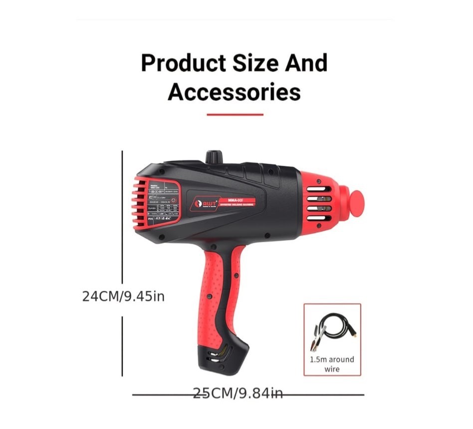AWT Semi-automatic Welding Machine 110V 90Amp Digital HandHeld Arc Welder