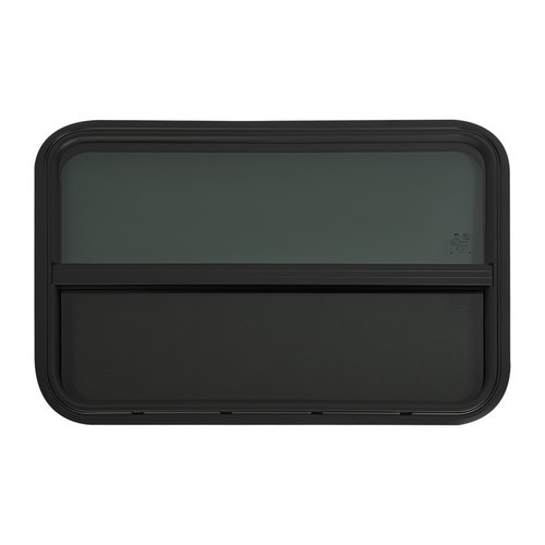 RV Window Rectangular Vertical Slide Window Clip-on Mounting Venting Window
