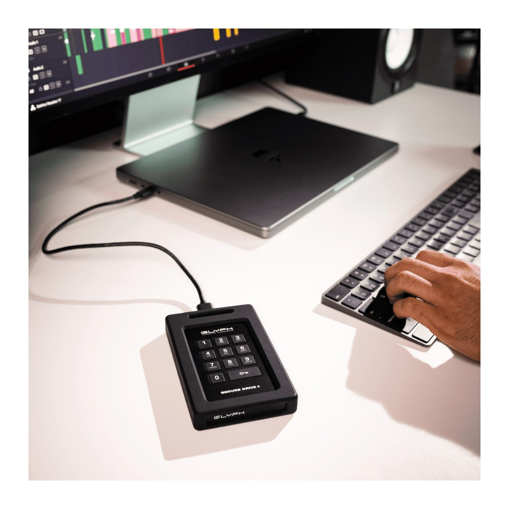 Glyph SecureDrive Plus Encrypted 1TB Solid State Drive with Keypad