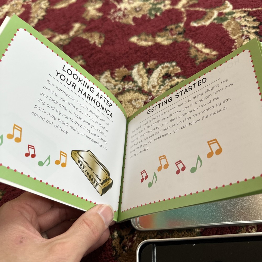 Robert Frederick Learn to Play Harmonica In Case & Instruction Manual