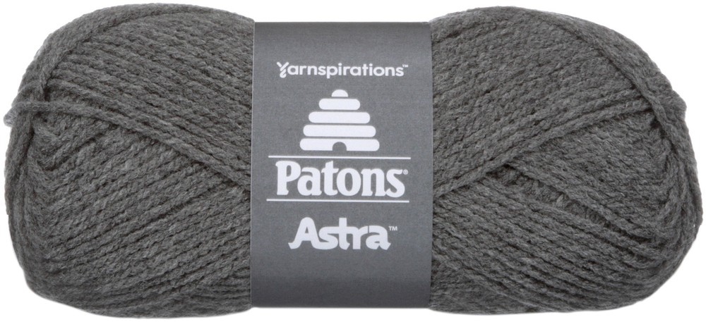 Spinrite 246008-2728 Astra Yarn - Solids-Medium Grey