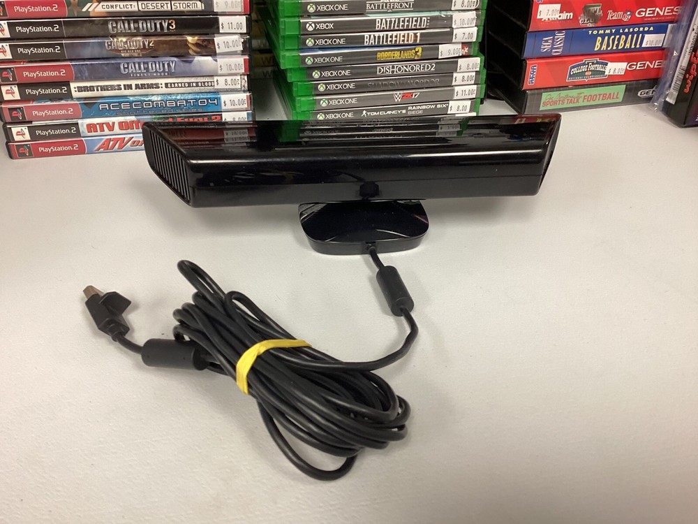 Microsoft XBOX 360 Kinect Sensor Bar Model 1414 Black - Tested, Working