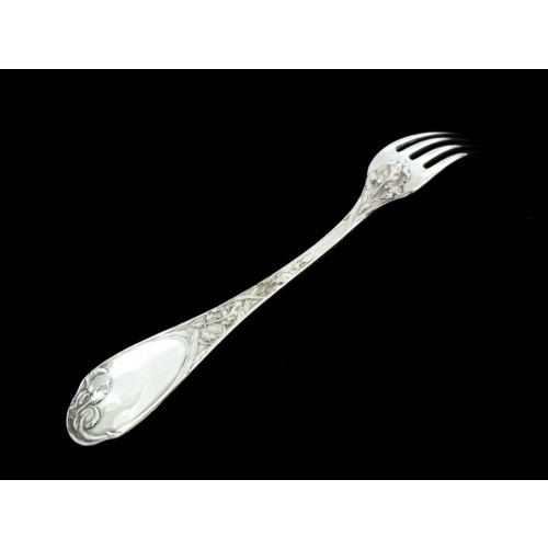 Puy Fork Silver Fork Iris Pure Silver 950