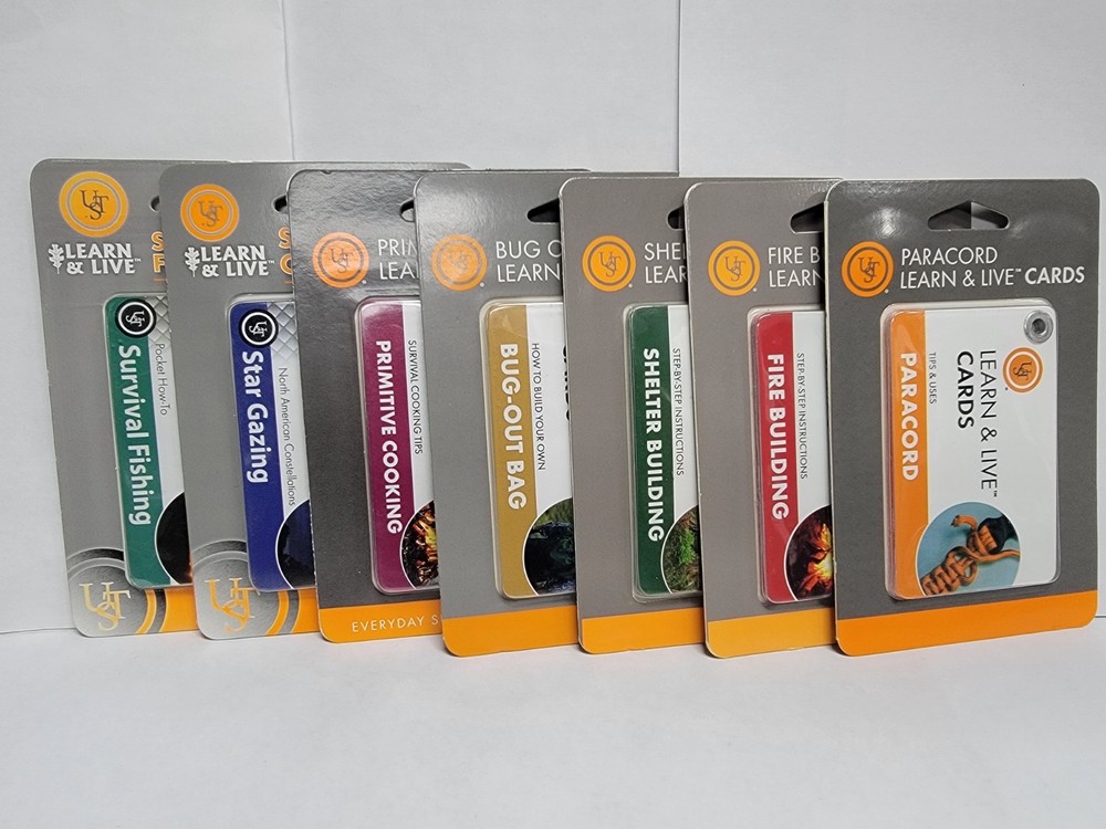 UST Learn & Live Survival Cards - 7 Subjects Available