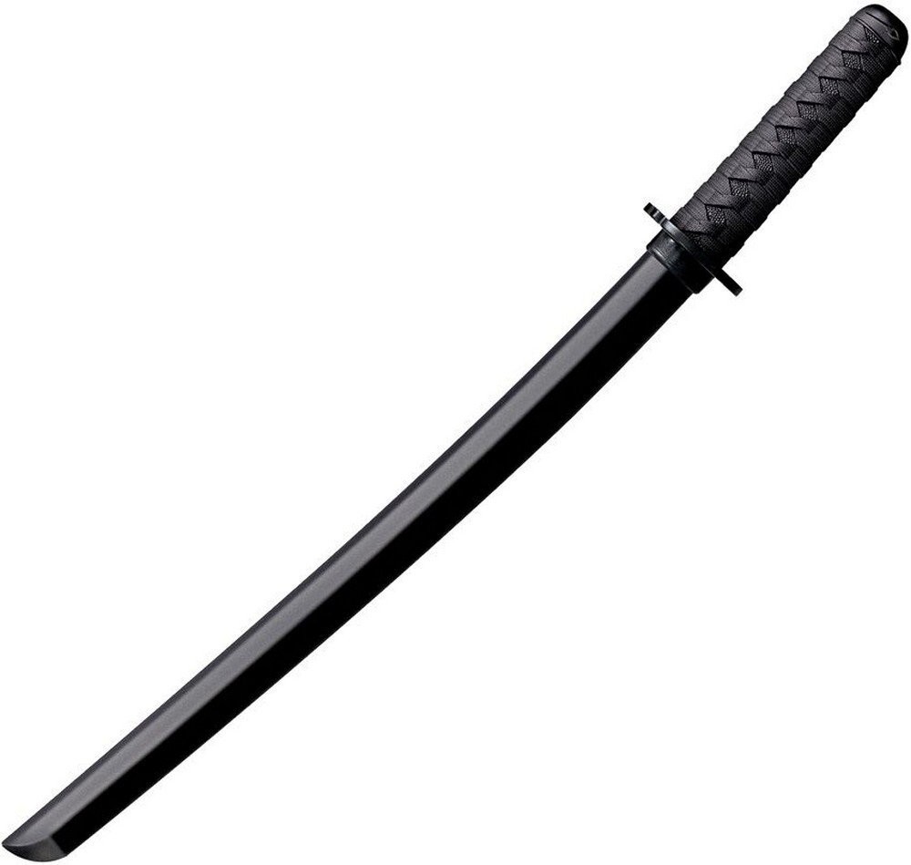 Cold Steel Wakizashi Fixed Sword Black Polypropylene Construction - 92BKKB