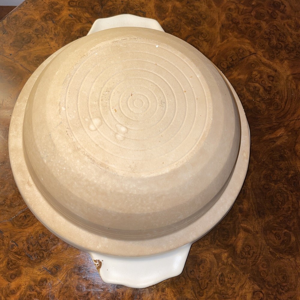 Ceramic Clay Hand Painted Fish Steamer Baking Casserole Dish