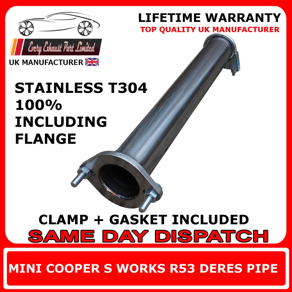 Mini Cooper S Works R53 mid silencer center silencer pipe