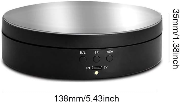 Motorized Rotating Display Stand, 360 Degree Electric Matte