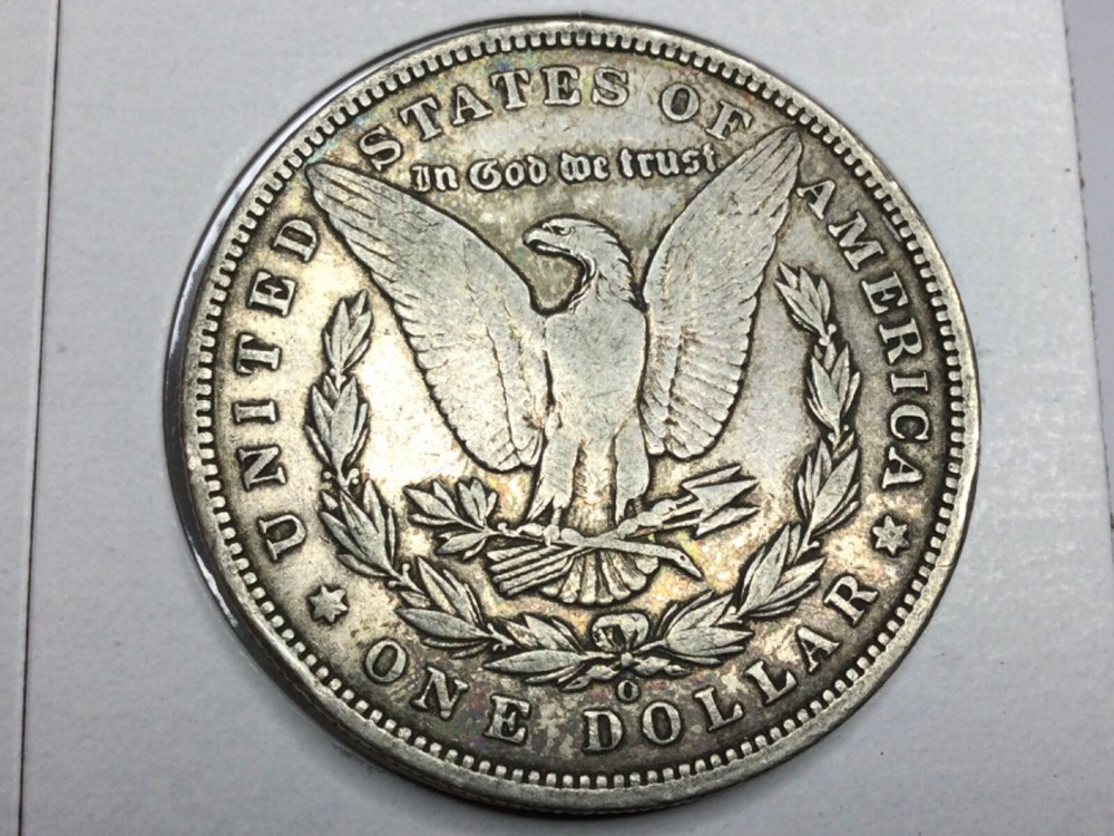 1896-O Morgan Dollar in extremely fine