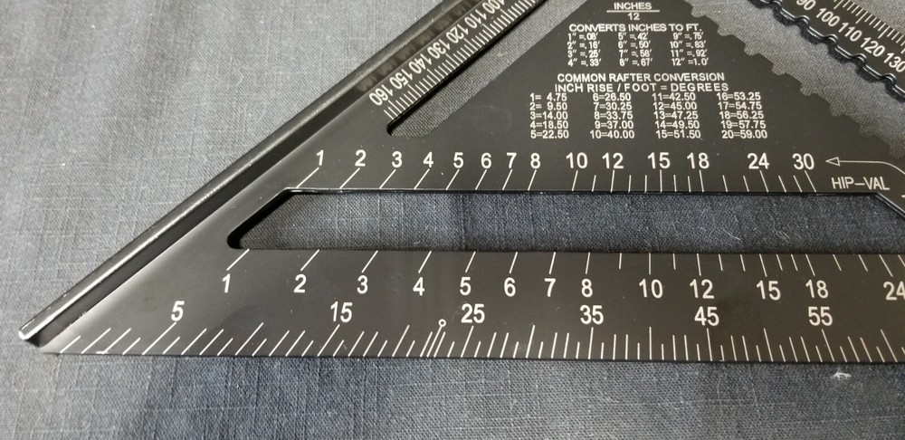 Thanksky Triangular Rule Professional 30cm 12" Measuring Tools Angle Frame