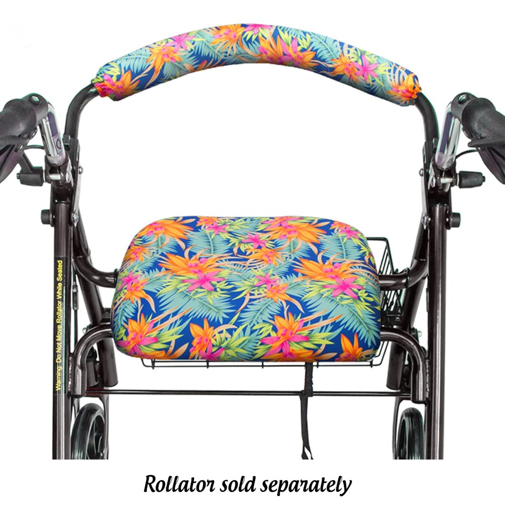 Universal Rollator Walker Seat and Backrest Covers (Island)