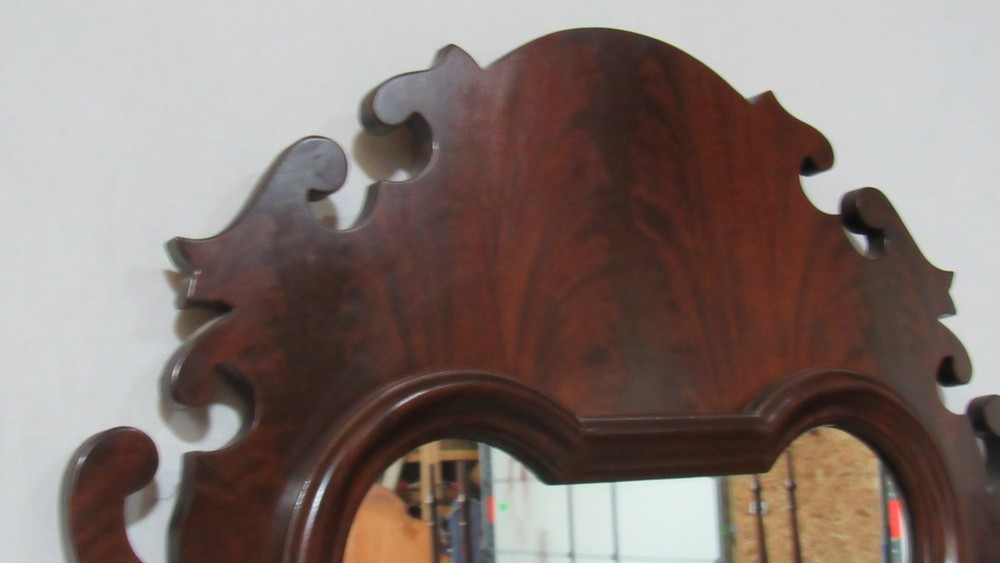 Drexel Chippendale Mirror Mahogany Wall Carved