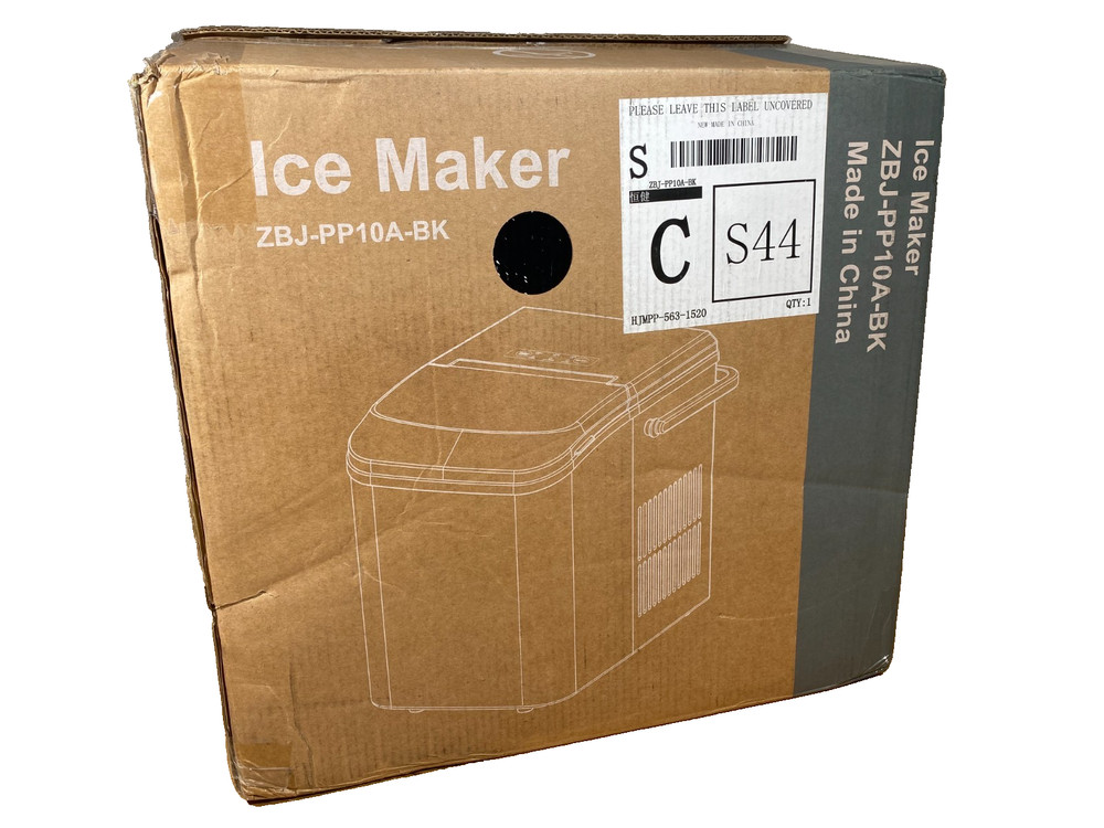 Countertop Ice Maker Machine 26lb Capacity with Handle Model WBJ-10A