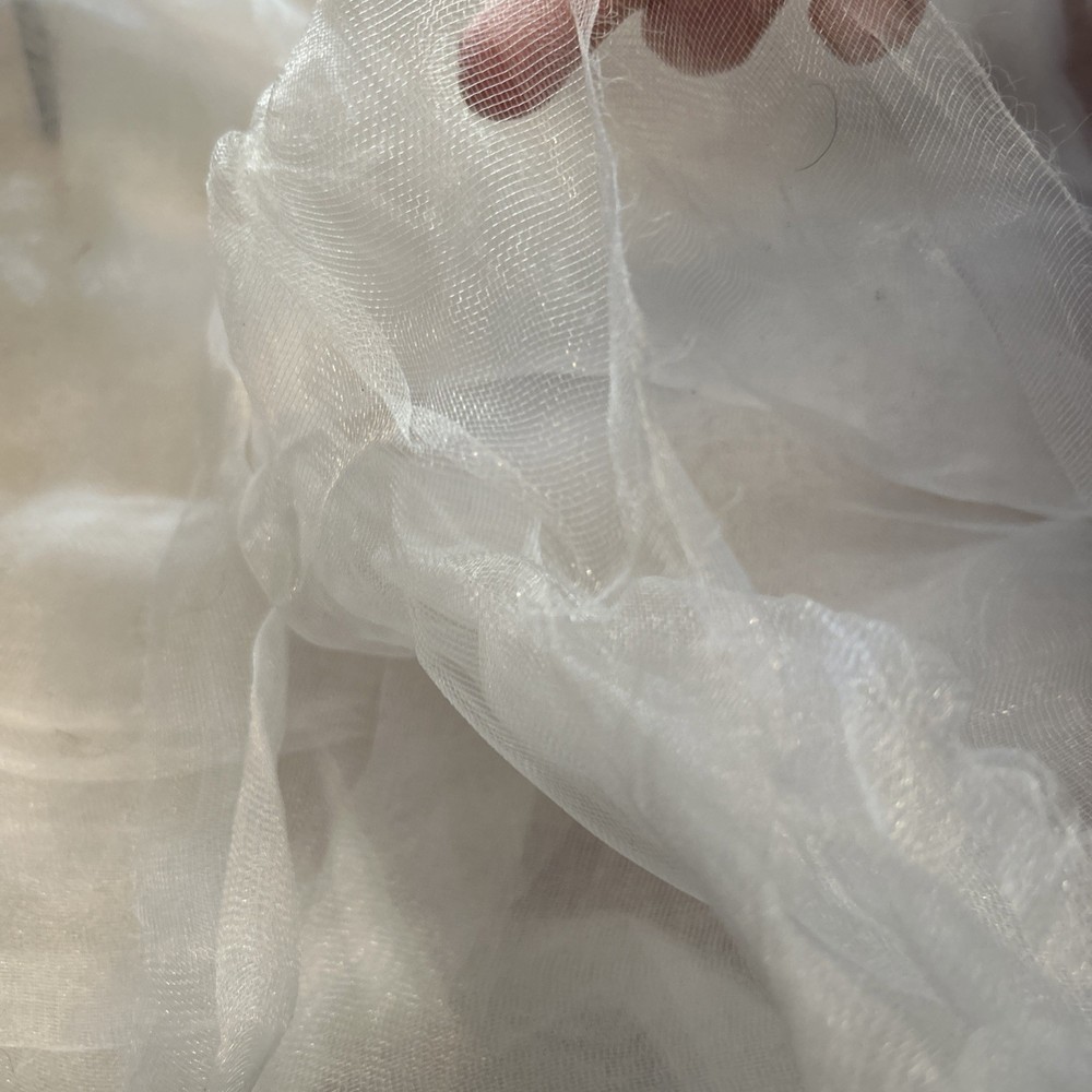 Huge White Fine Netting Mesh 96x180”