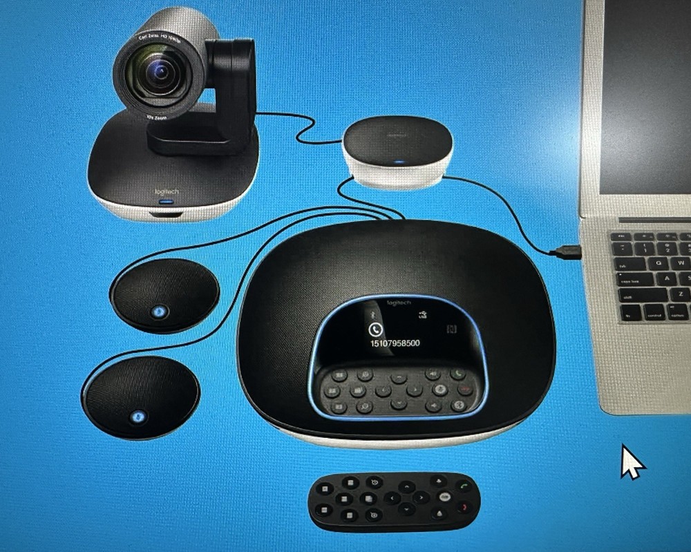 Logitech Group Video Conferencing Bundle w/ Expansion Mics 960-001060- FREE SHIP