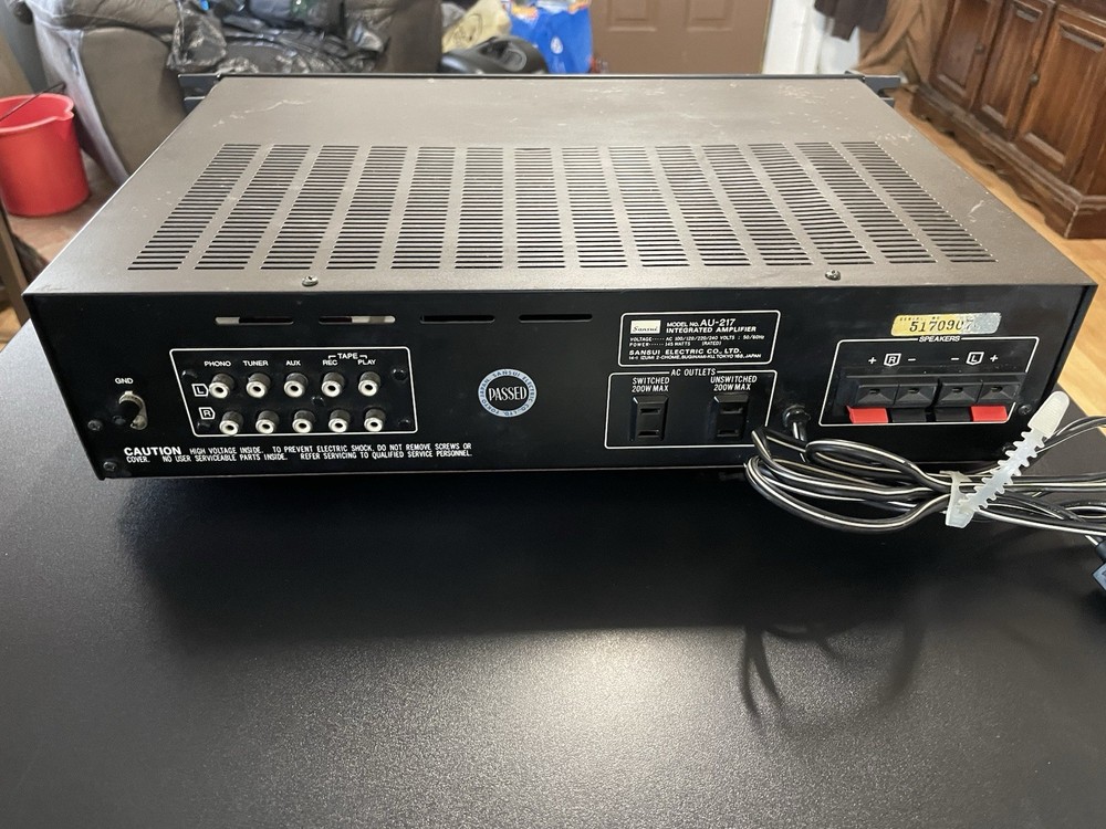 SANSUI AU217 New Capacitors