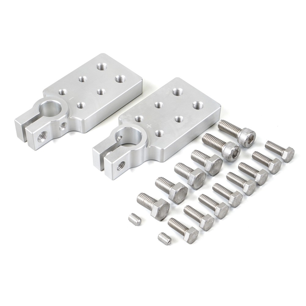 2PCS 6 Spot Car Audio Top Post Flat Lug Multi Connection Battery Terminal
