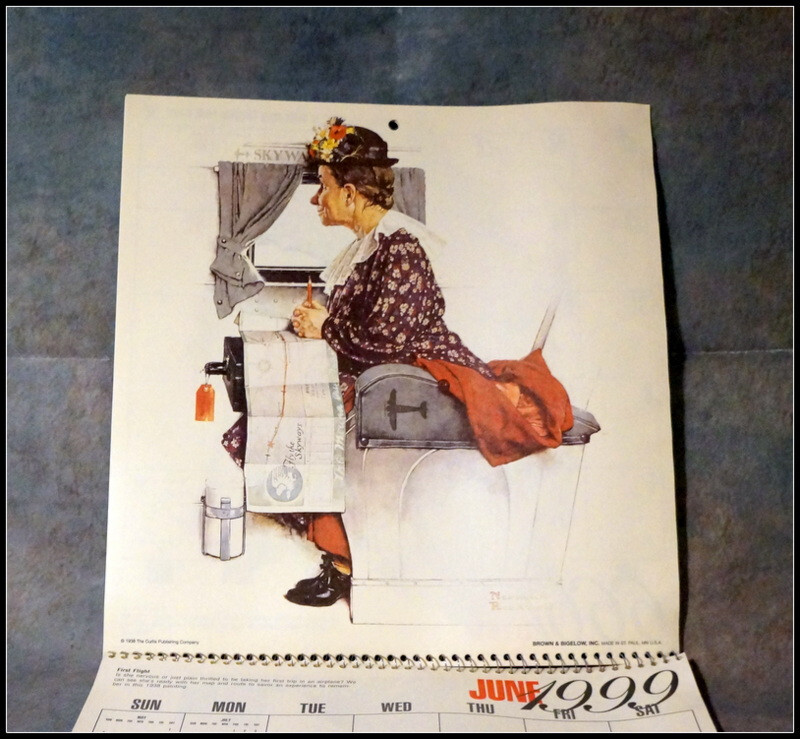 1999 Norman Rockwell Appointment Calendar #E102